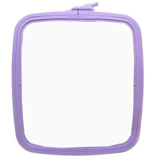 Nurge rechteckiger Kunststoffstickrahmen - 9,5x11 cm - Lilac