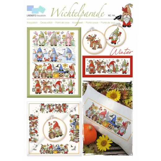 Wichtelparade - Lindners Kreuzstiche (Stickvorlage)