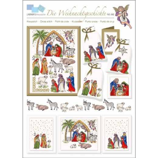 Die Weihnachtsgeschichte - Lindners Kreuzstiche (Stickvorlage)