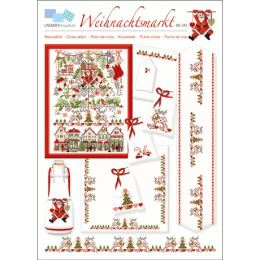 Weihnachtsmarkt - Lindners Kreuzstiche (Stickvorlage)