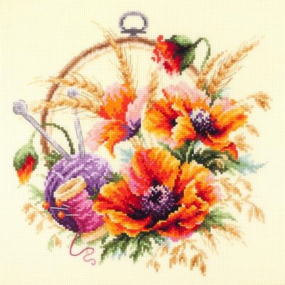 Magic Needle - Stickbild Poppies for Needlewoman