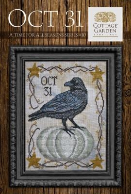 Stickvorlage Cottage Garden Samplings - Time For All Seasons 10 Oct31