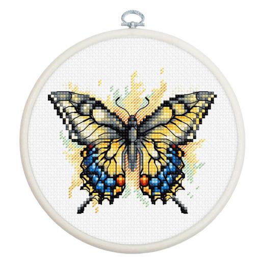 Luca-S Stickpackung - Swallowtail Butterfly mit Stickring