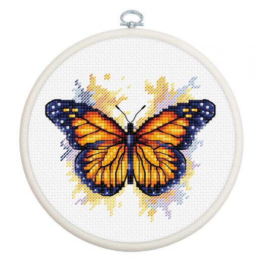 Luca-S Stickpackung - Monarch Butterfly mit Stickring