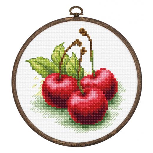 Luca-S Stickpackung - Cherries mit Stickring