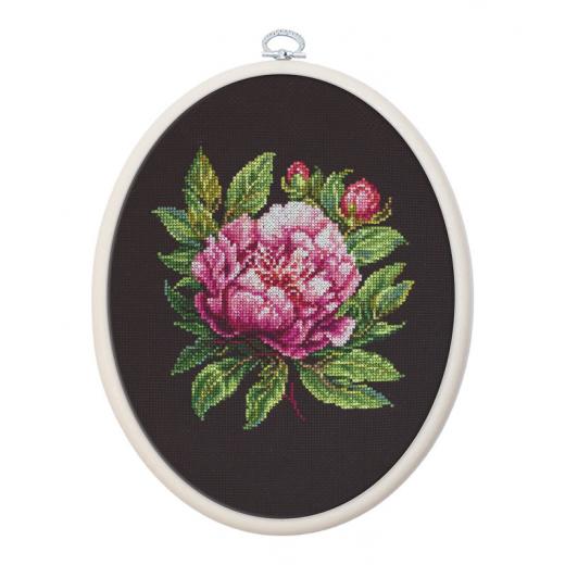 Luca-S Stickpackung - Peter Brand Peony mit Stickring