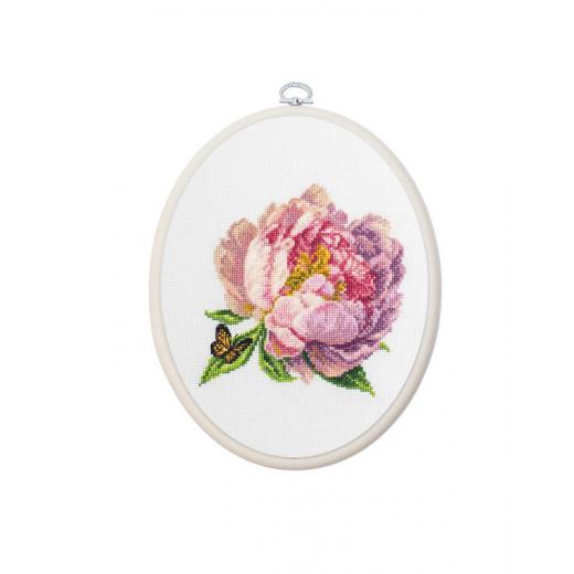 Luca-S Stickpackung - Rozella Peony mit Stickring