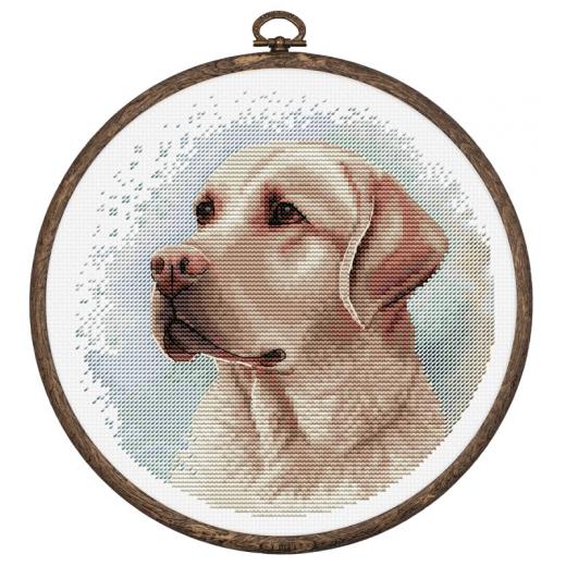 Luca-S Stickpackung - The Labrador mit Stickring