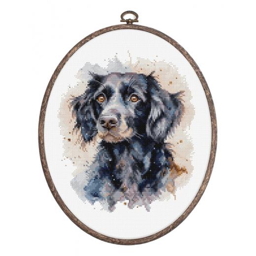 Luca-S Stickpackung - The Border Collie mit Stickring