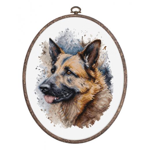 Luca-S Stickpackung - The German Shepherd mit Stickring