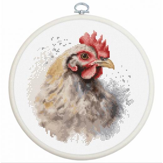 Luca-S Stickpackung - The Chicken mit Stickring