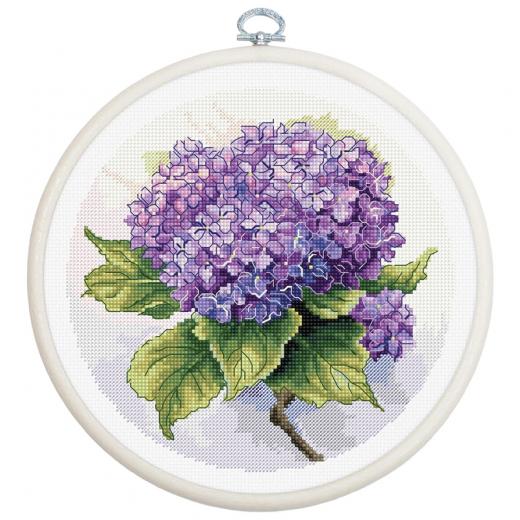 Luca-S Stickpackung - Hydrangea mit Stickring