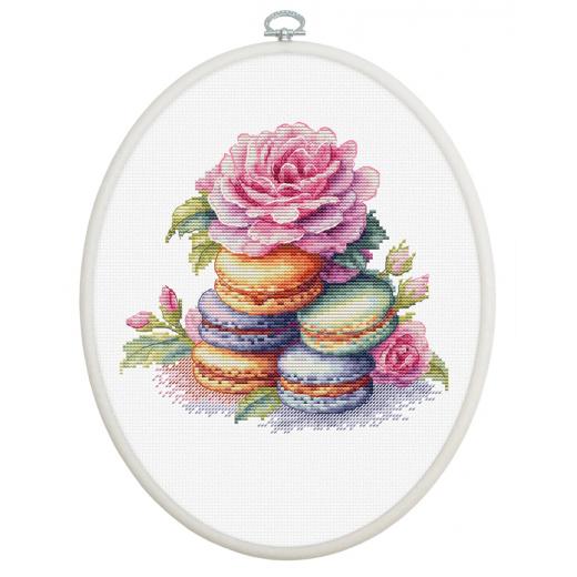 Luca-S Stickpackung - French Macarons mit Stickring