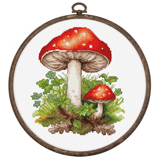 Luca-S Stickpackung - Amanita Muscaria mit Stickring