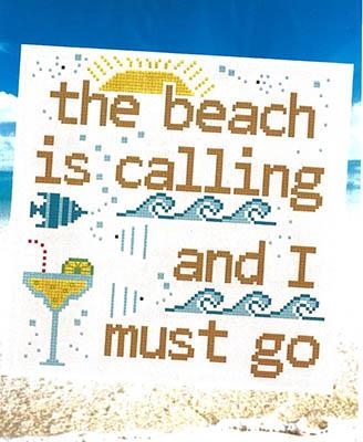 Stickvorlage Romys Creations - The Beach Is Calling