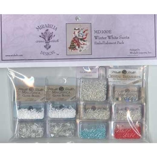 Embellishment Pack Winter White Santa - Mirabilia
