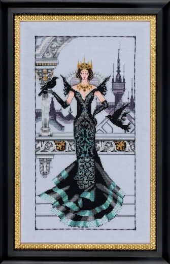Stickvorlage Mirabilia Designs - The Raven Queen