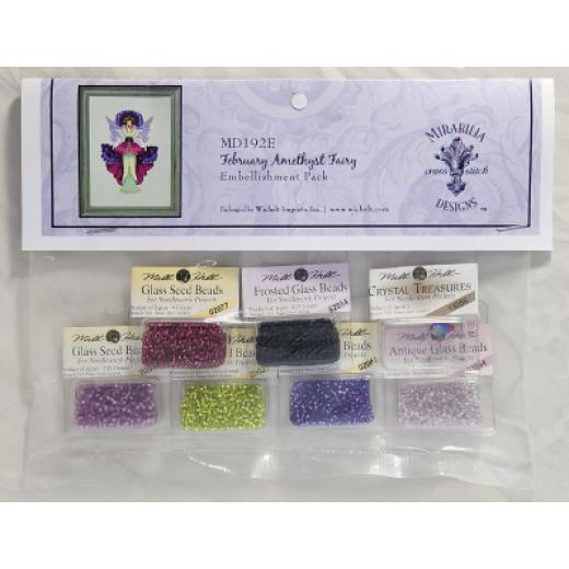 Embellishment Pack February Amethyst Fairy - Mirabilia