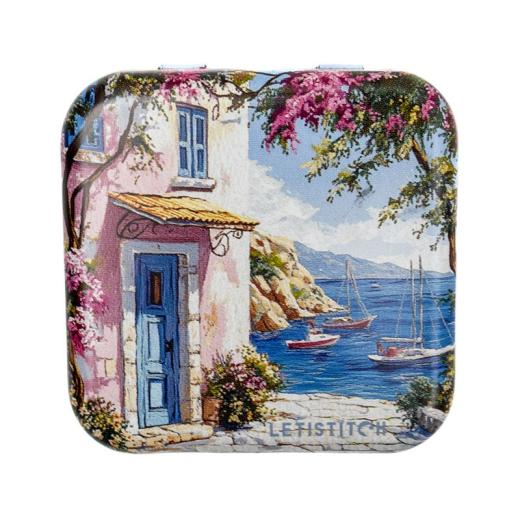 Leti Stitch Metallic Box - Mediterranean Coast