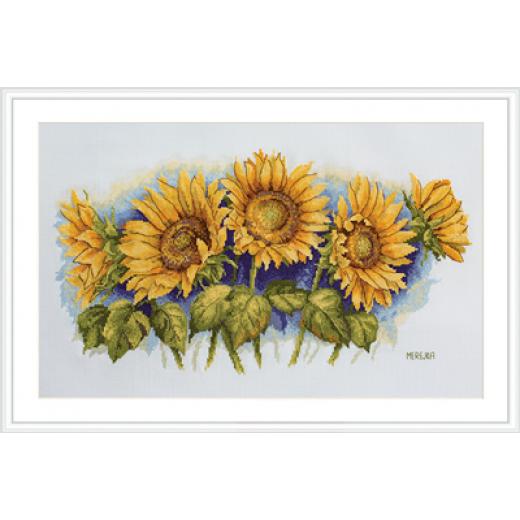 Merejka Stickpackung - Bright Sunflowers