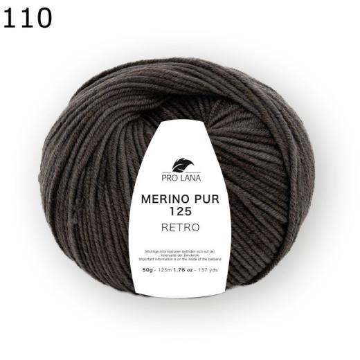 Merino Pur 125 retro - Pro Lana - braun (110)