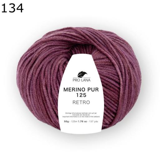 Merino Pur 125 retro - Pro Lana - azale (134)