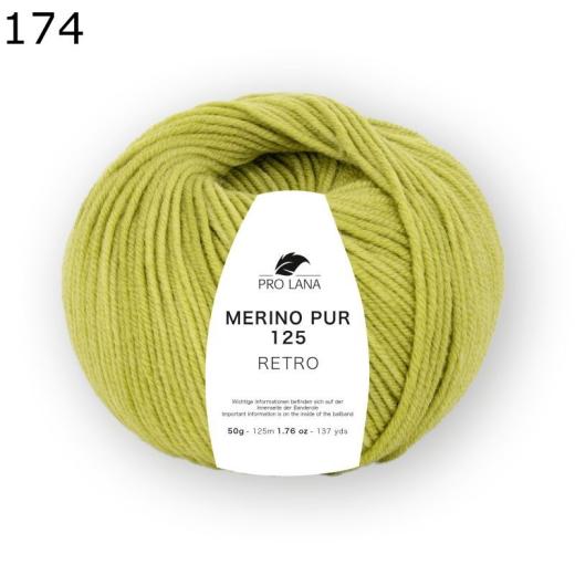 Merino Pur 125 retro - Pro Lana - apfel (174)
