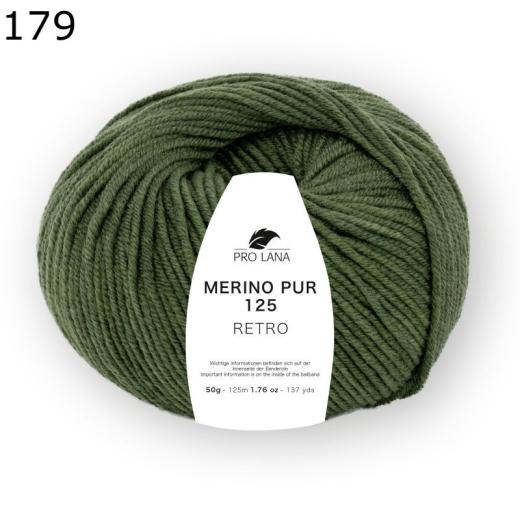 Merino Pur 125 retro - Pro Lana - dunkelgrün (179)