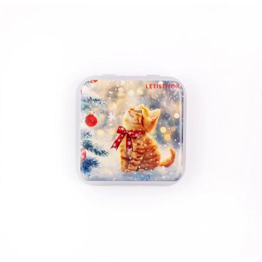 Merry Meow Metallic Box - Nadelbox Leti Stitch