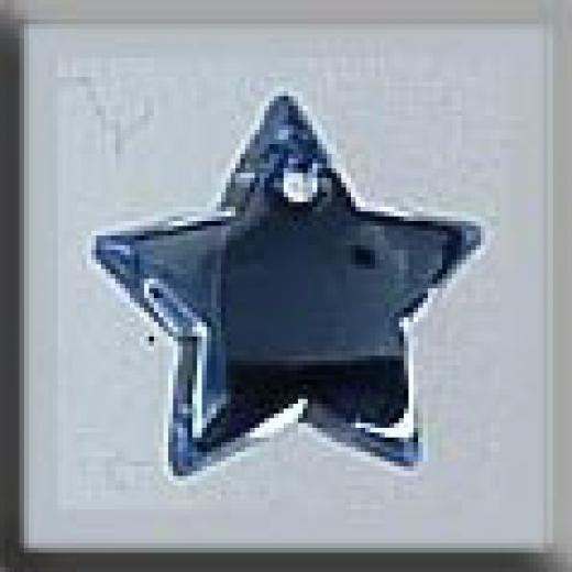 Mill Hill Glass Treasures 12170 - Medium Star Light Sapphire Bright