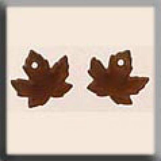 Mill Hill Glass Treasures 12201 - Maple Leaf Matte Autumn Topaz