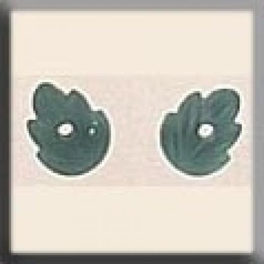 12229 Mill Hill Glass Treasures - Petite Leaves Matte Tourmaline (2)