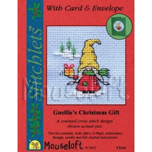 Mouseloft - Gnellies Christmas Gift mit Passepartoutkarte