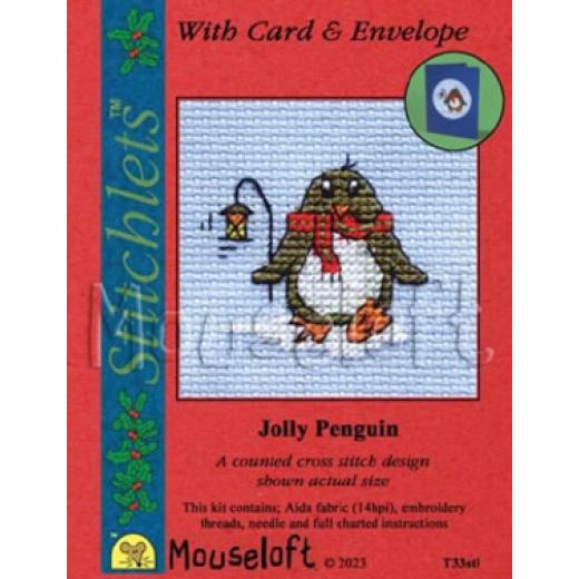 Mouseloft - Jolly Penguin mit Passepartoutkarte