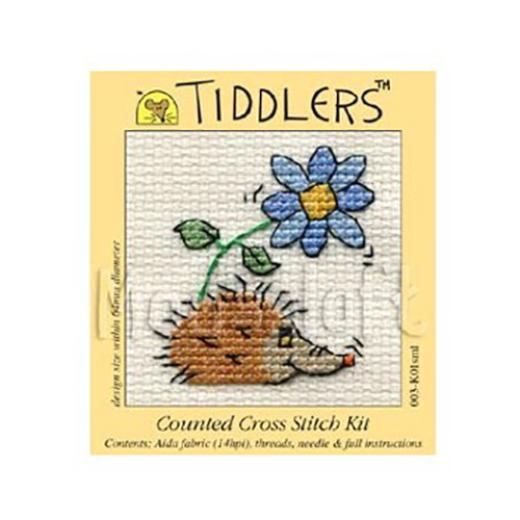 Mouseloft Tiddlers - Hedgehog with Flower (Stickpackung)