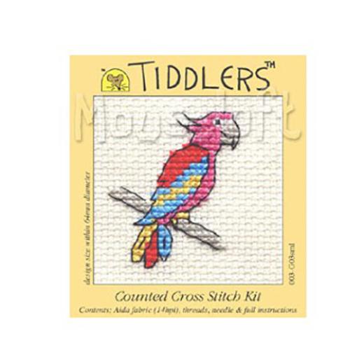 Mouseloft Tiddlers - Red Parrot (Stickpackung)