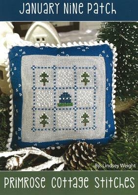 Stickvorlage Primrose Cottage Stitches - January Nine Patch