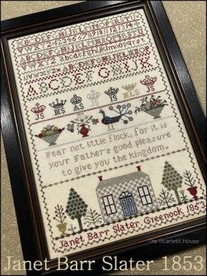 Janet Barr Slater 1853 - The Scarlett House (Stickvorlage)