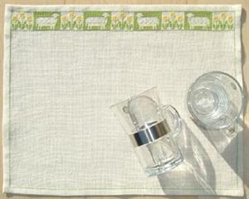 Fremme Stickpackung - Platzset Ostern