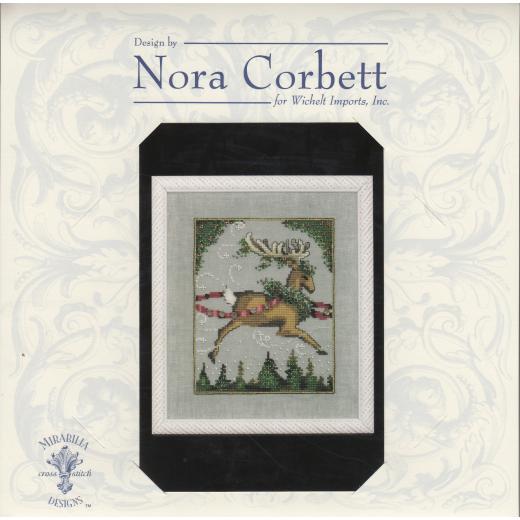 Stickvorlage Nora Corbett - Christmas Eve Couriers - Blitzen