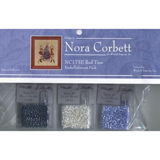 Embellishment Pack Red Tree - Nora Corbett