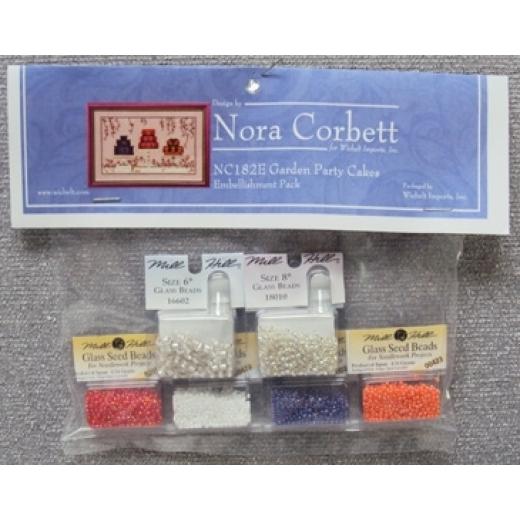 Embellishment Pack Garden Party Cakes - Nora Corbett