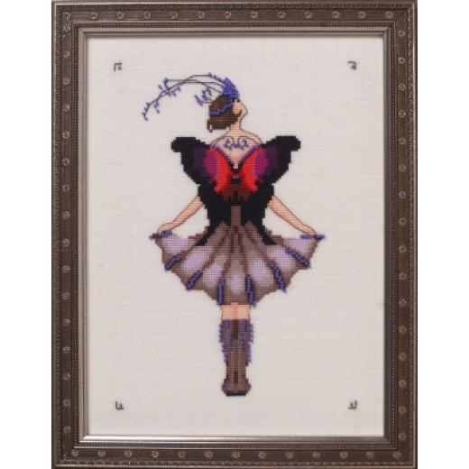 Stickvorlage Nora Corbett - Miss Loles Daggerwing (Butterfly Misses Collection)