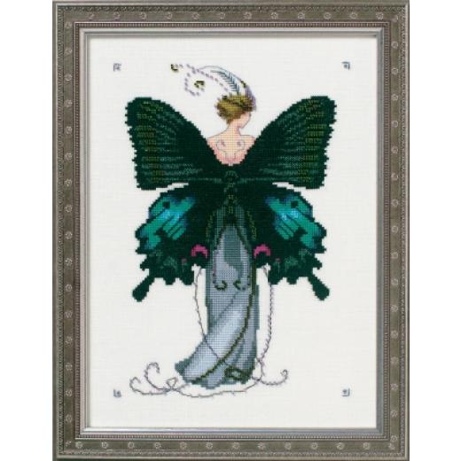 Stickvorlage Nora Corbett - Miss Black Swallowtail (Butterfly Misses Collection)