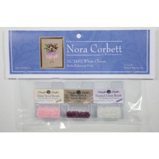 Embellishment Pack White Clover - Nora Corbett