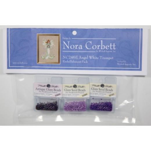 Embellishment Pack Angel White Trumpet - Nora Corbett