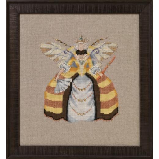 Stickvorlage Nora Corbett - Miss Queen Bee (Intriguing Insects)