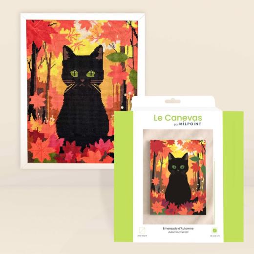 Milpoint - Needlepoint Autumn Emerald