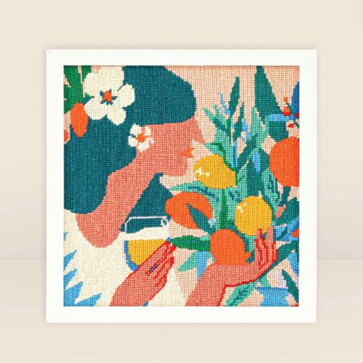 Milpoint - Needlepoint Citrus Lady