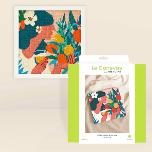 Milpoint - Needlepoint Citrus Lady